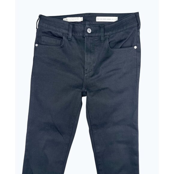 Pilcro & The Letterpress Anthropologie High-Rise Denim Legging Black Size 28 - Picture 11 of 15